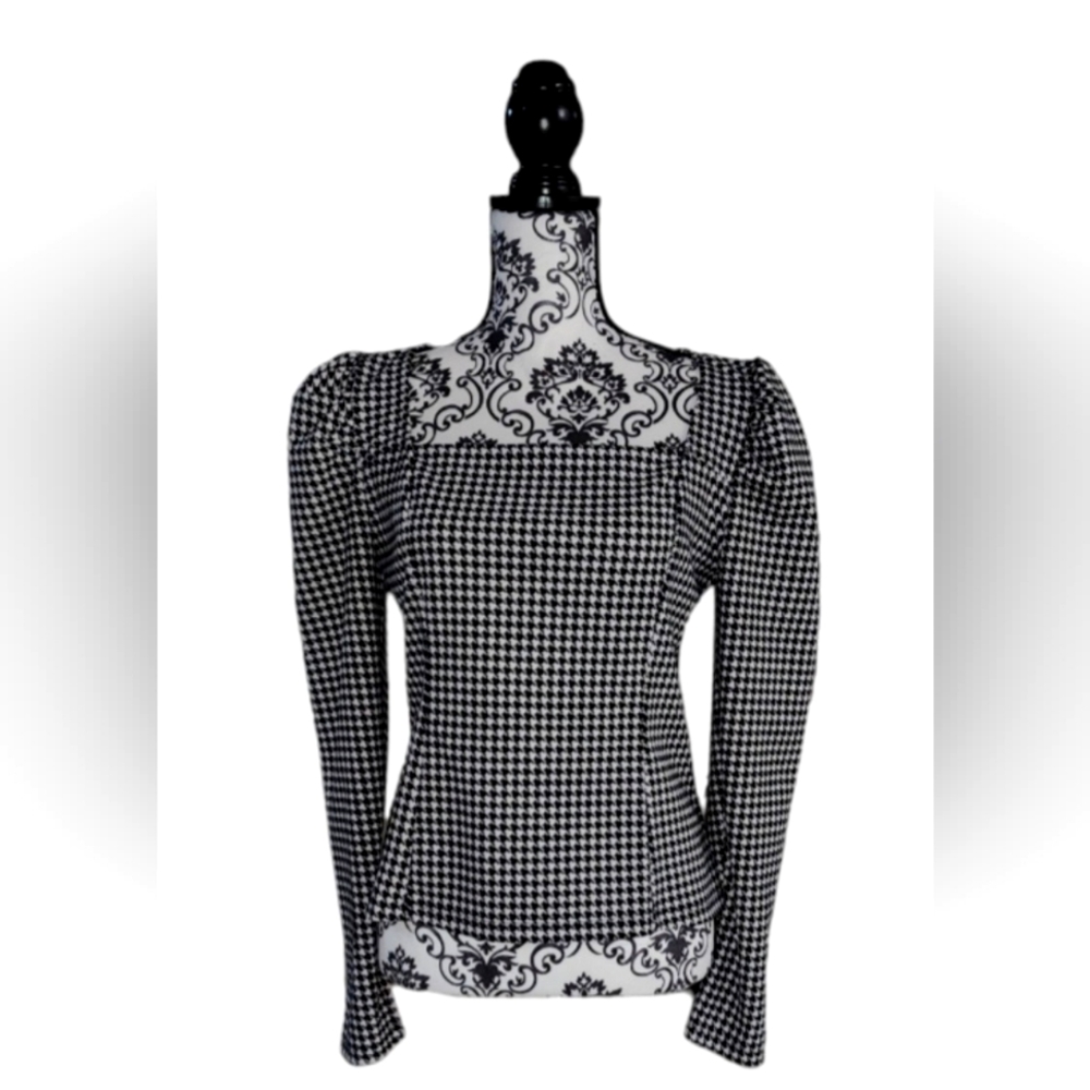 Black and White blouse